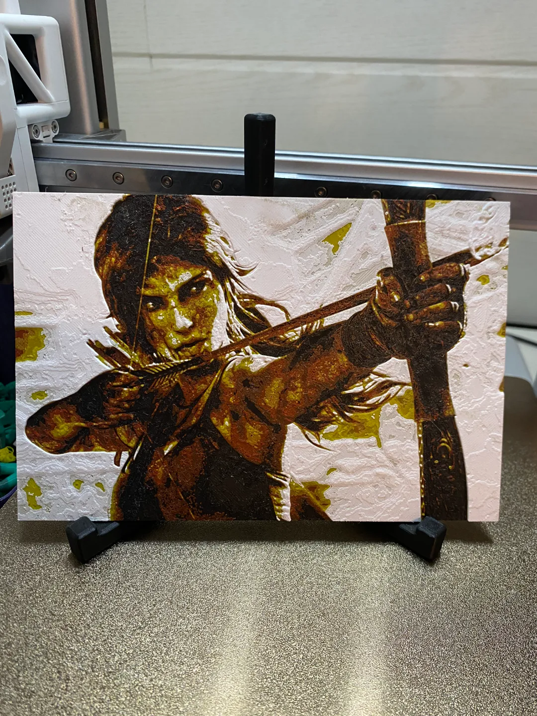 Lara Croft Tomb Raider HueForge