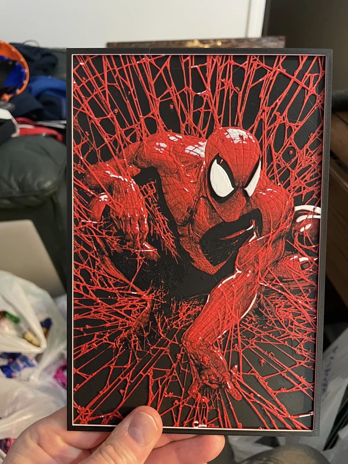 Spiderman in a Web