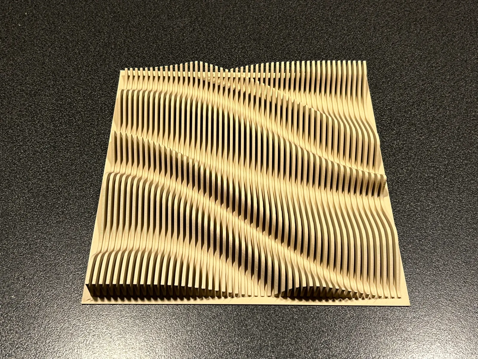 Organic sand wave wall art