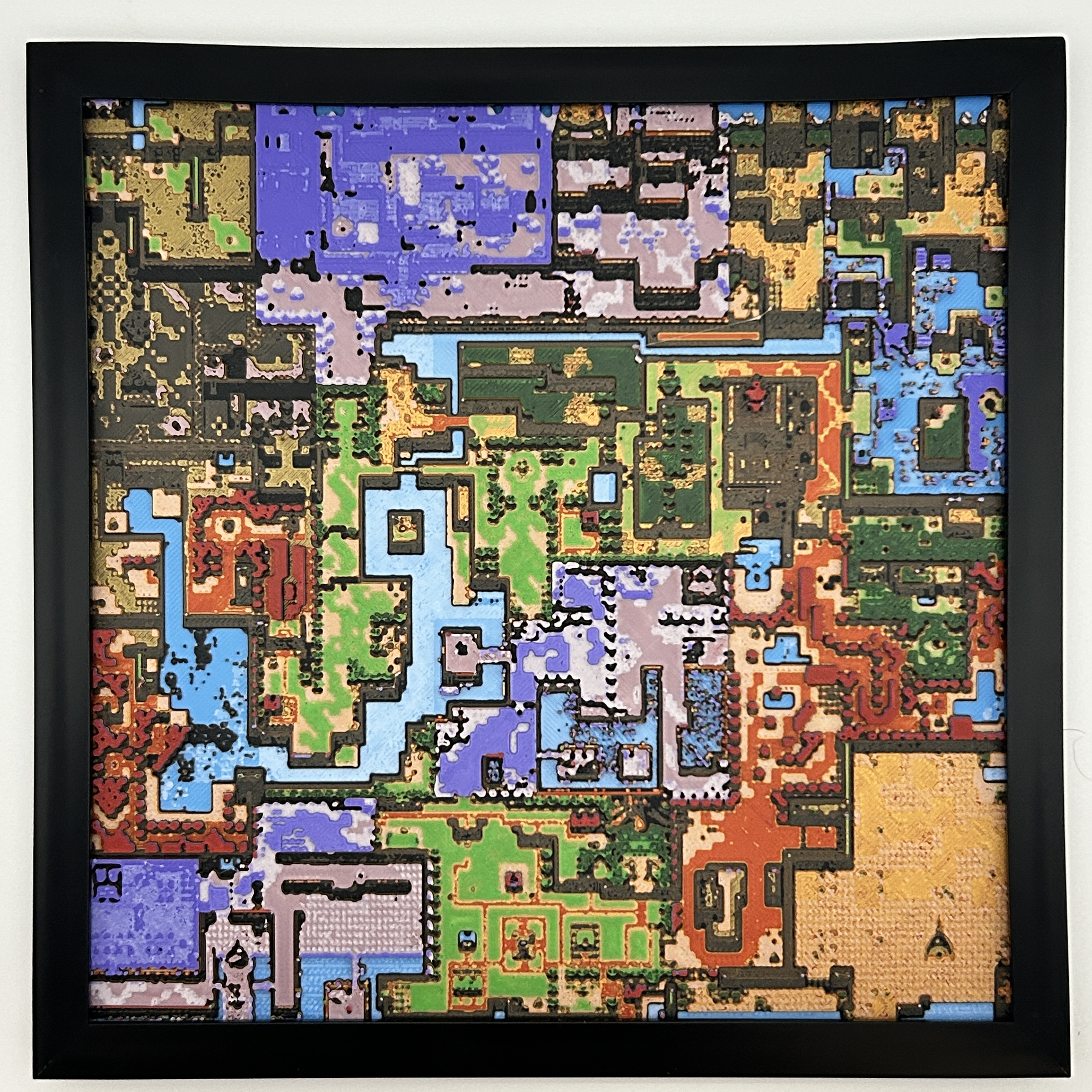 Oracle of Seasons Holodrum Map HueForge