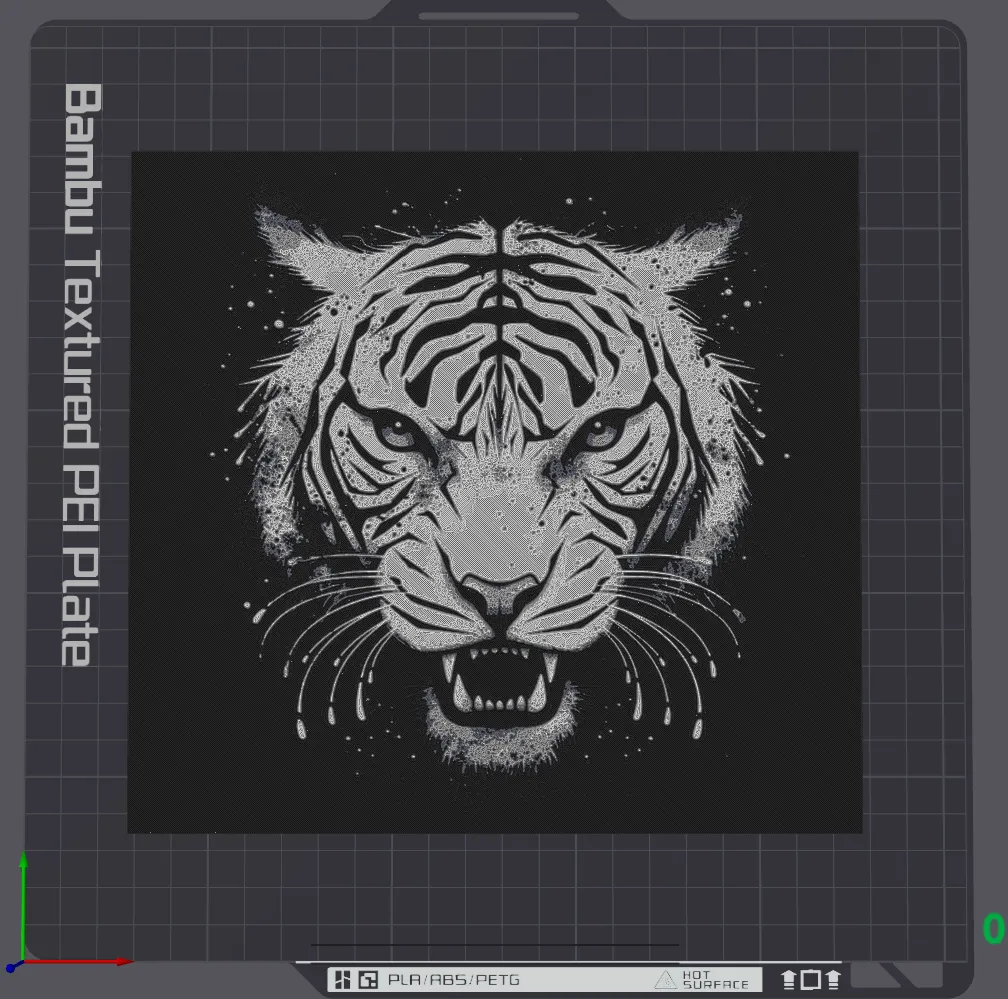 White Tiger HueForge
