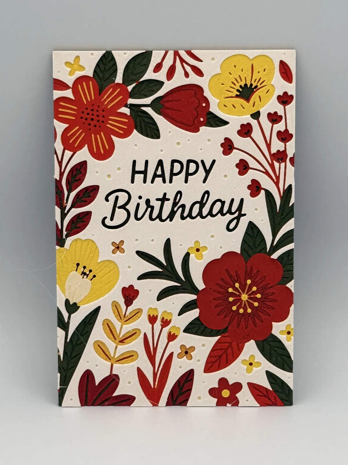Birthday Greeting Card/Sign Hueforge