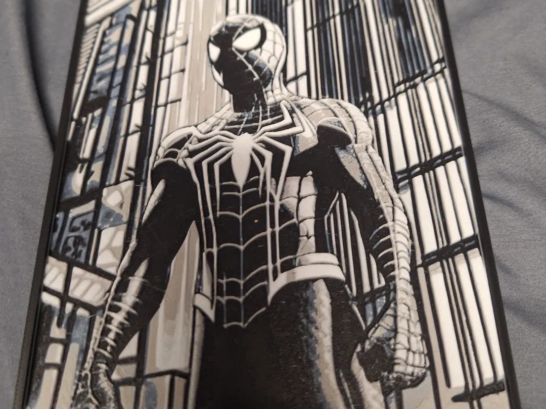 Spiderman b/w hue forge