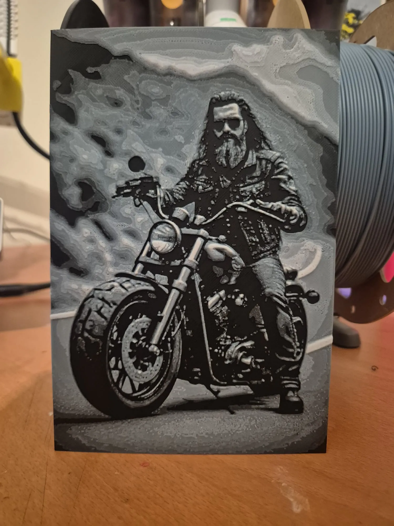 The Biker hueforge