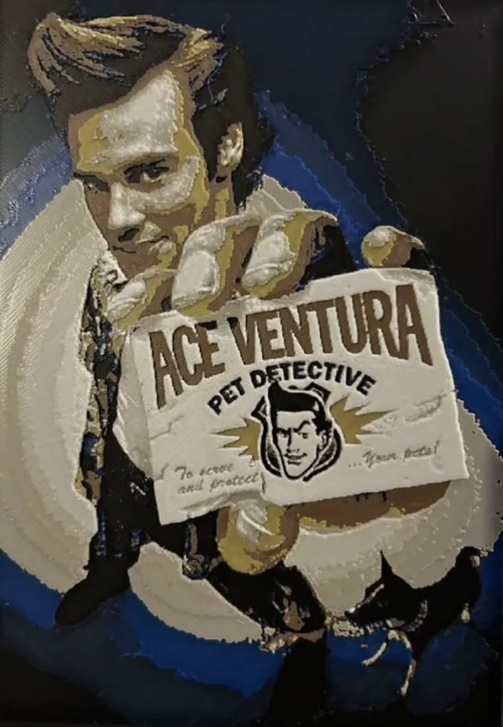 Hueforge Movie Poster - Ace Ventura -