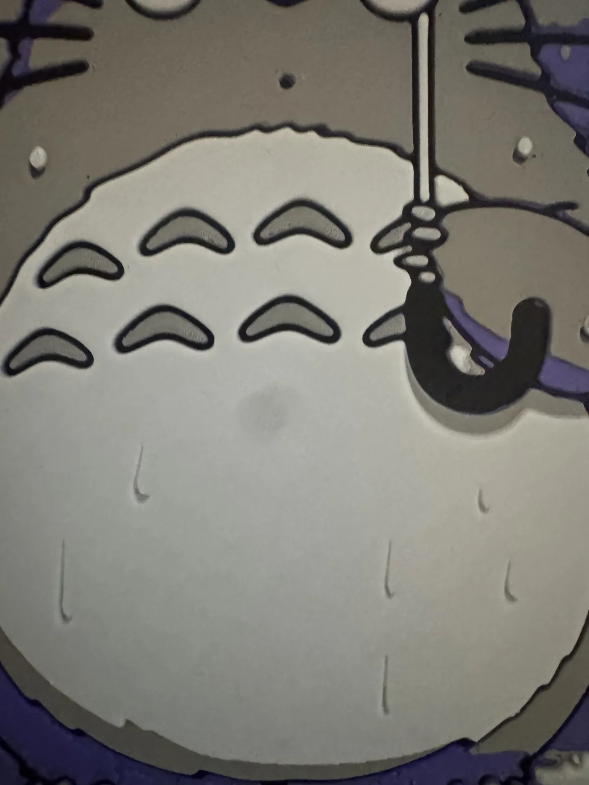 Totoro Rain Night