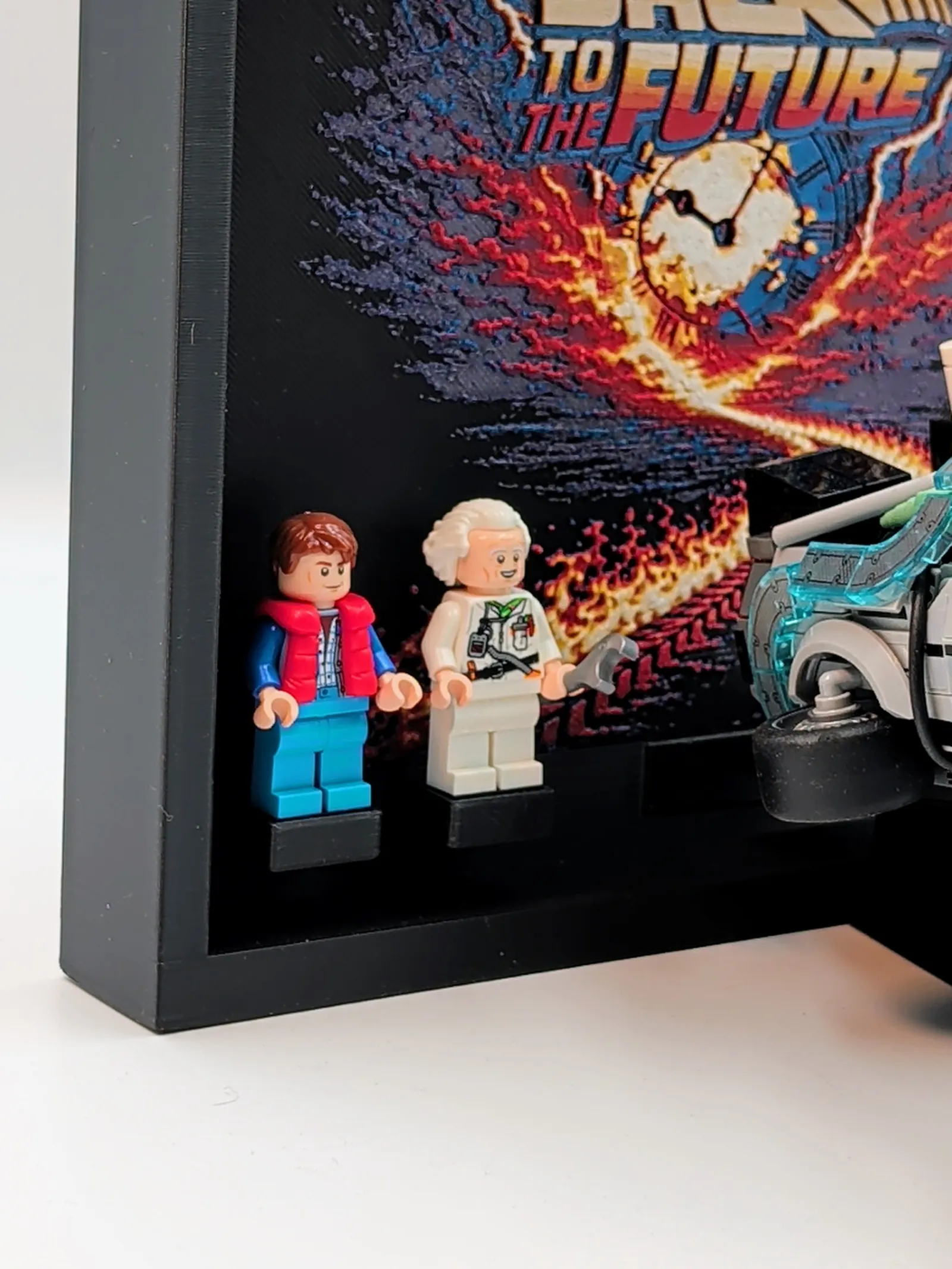 LEGOs Speed Champions - Back to the Future Display