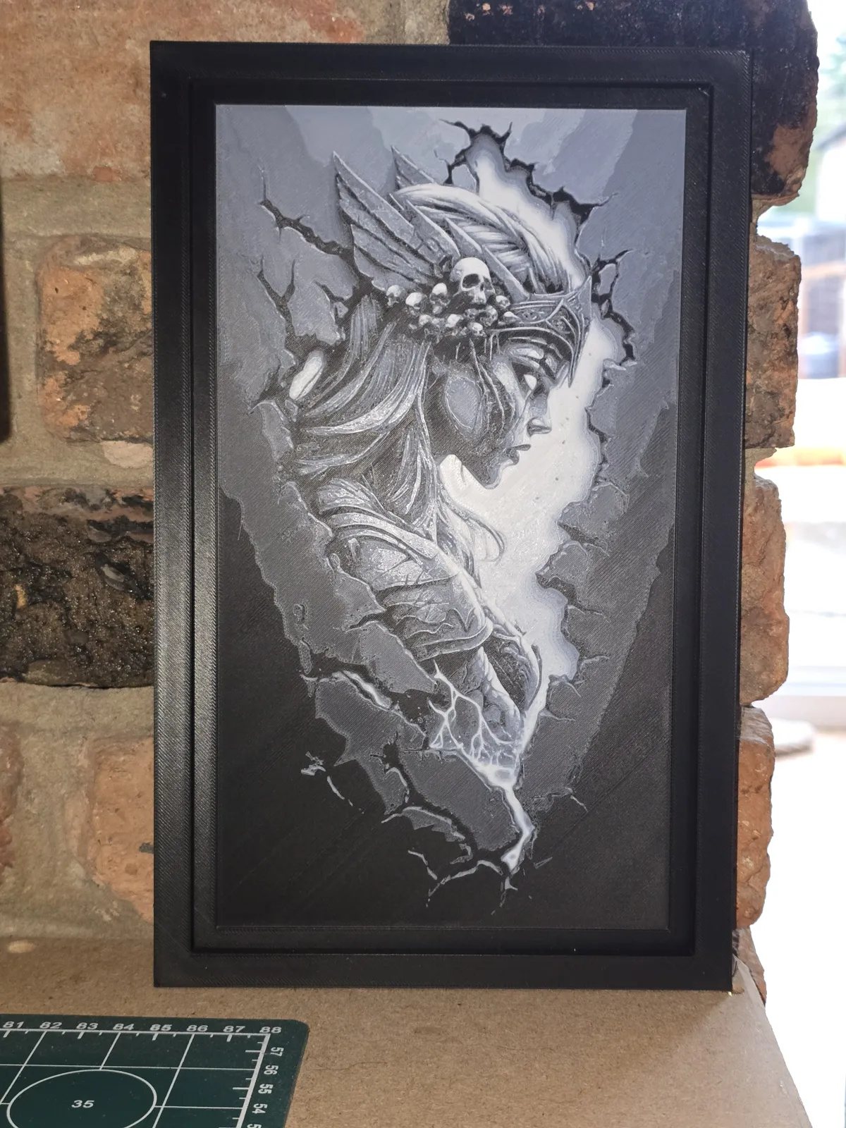 Valkyrie Warrior Wall Art & Frame Set