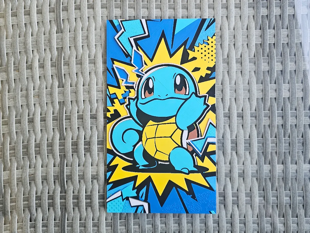 Schiggy Squirtle Pokemon Hueforge