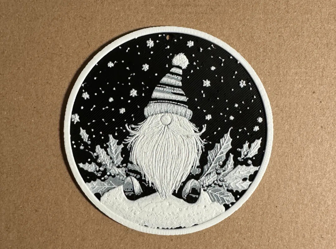 Christmas Gnome Ornament (Hue Forge)