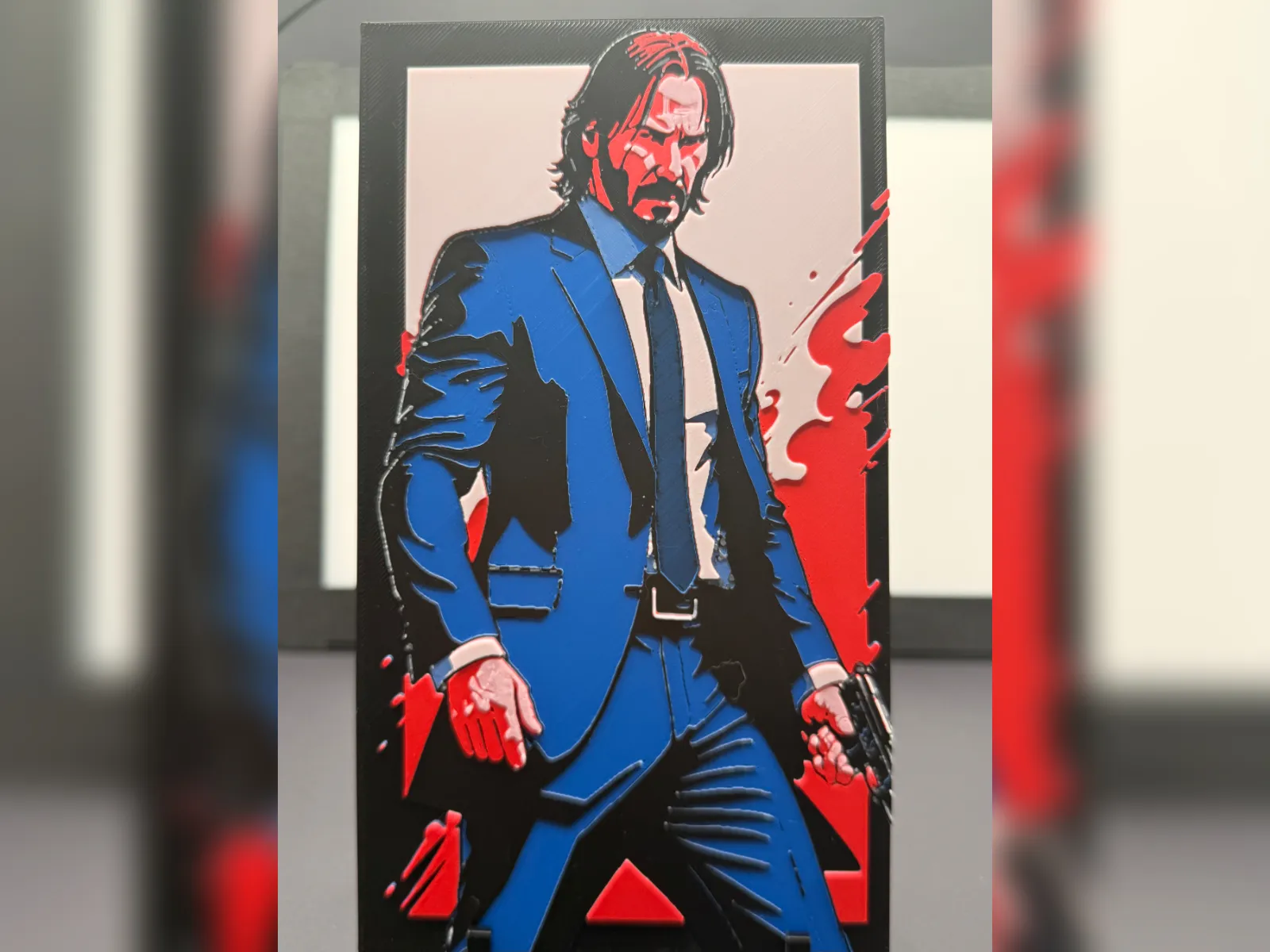 John Wick: Armed and Advancing Hueforge Print