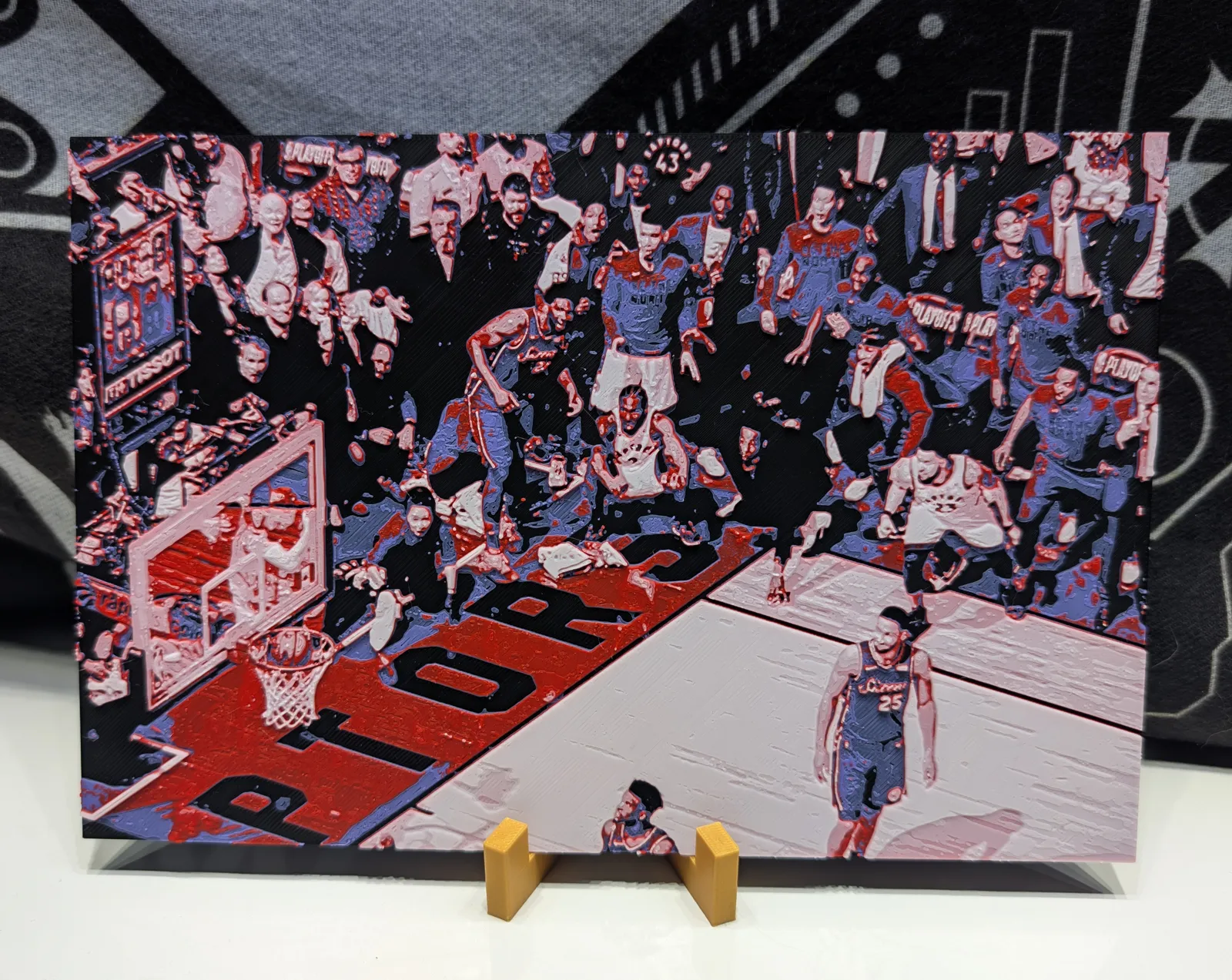 Kawhi Leonard "The Shot" Game 7 3D HUEFORGE