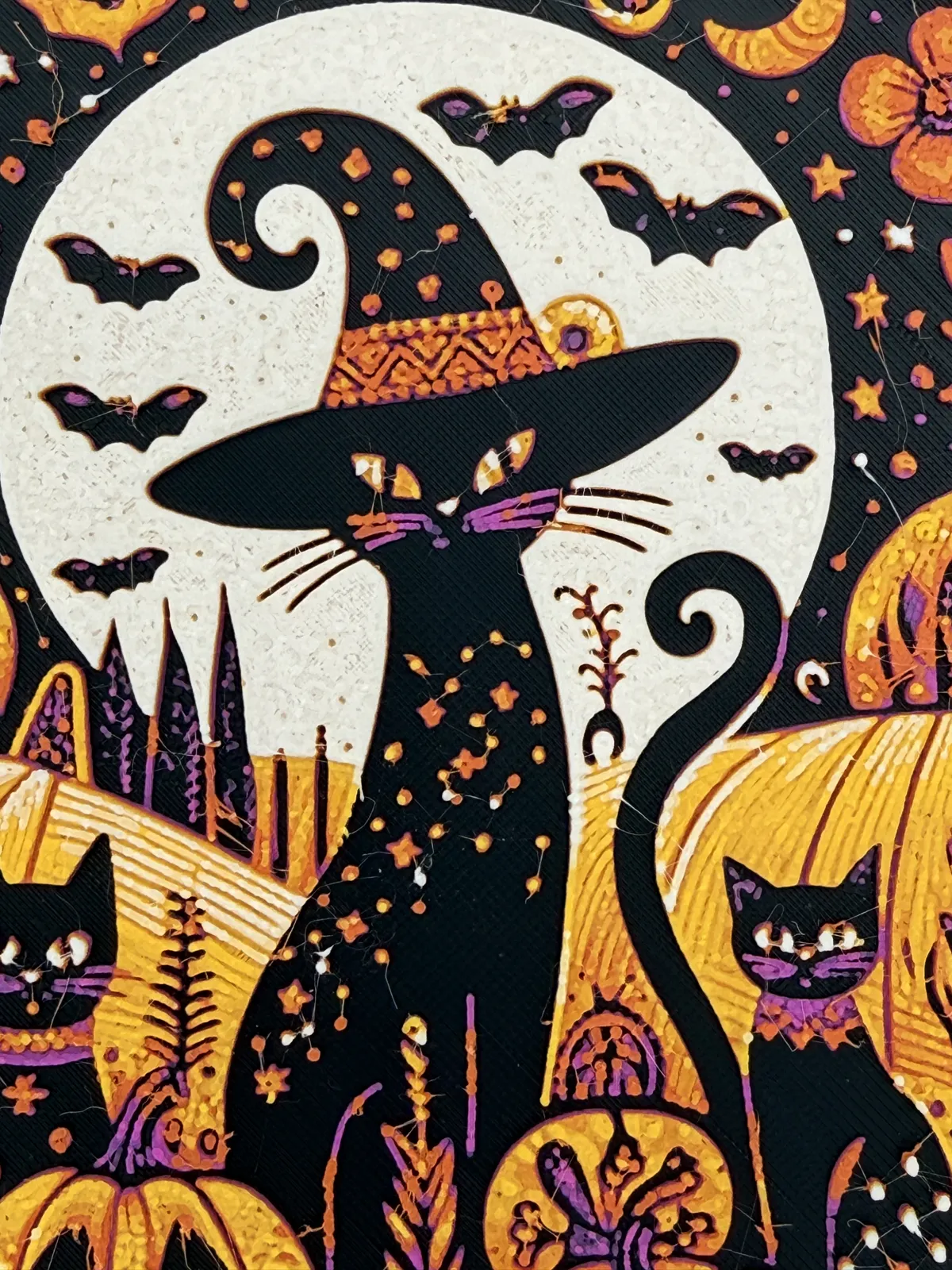 Halloween Folk Art Hueforge