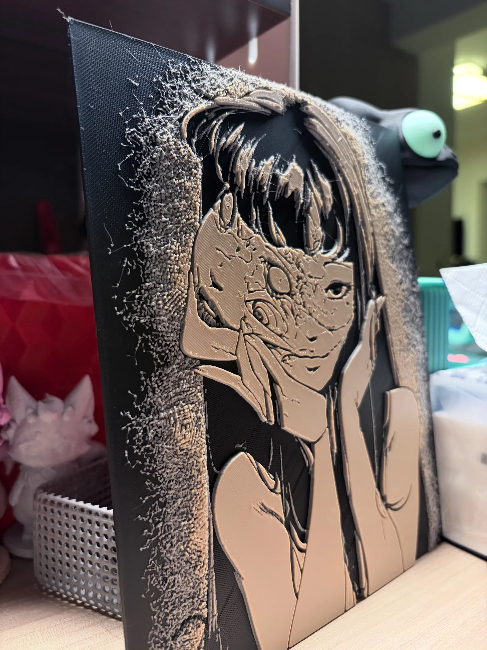 伊藤润二 富江 hueforge 浮雕像