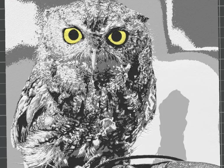 Eastern Screech Owl Hue Forge