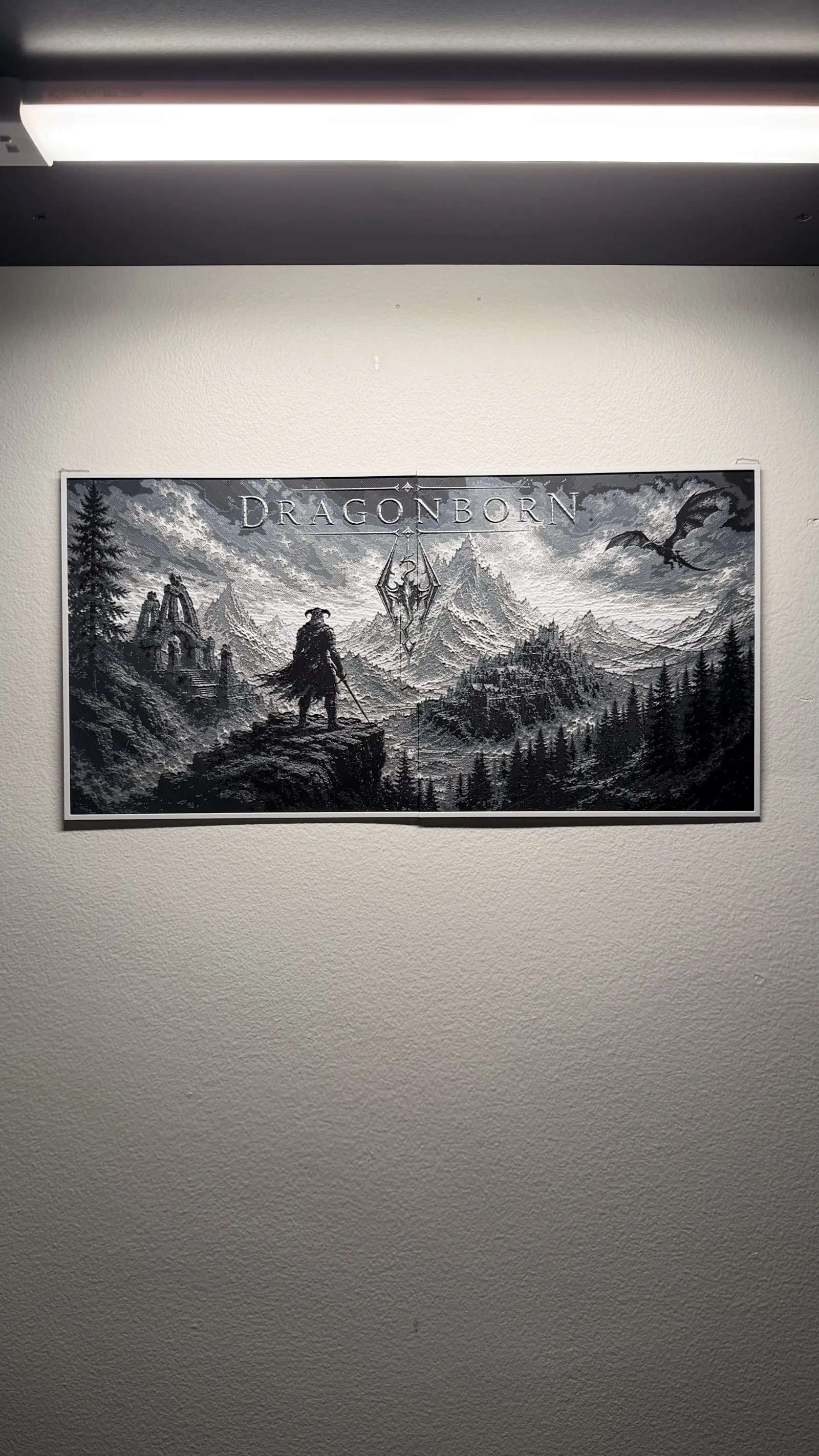 Skyrim Dragonborn HueForge