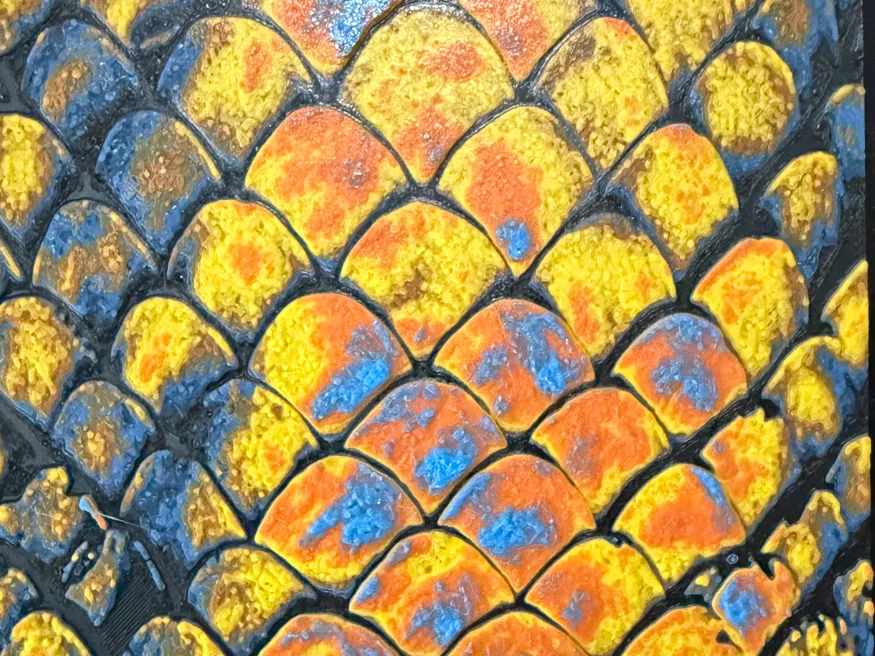 snake skin panel , hue forge
