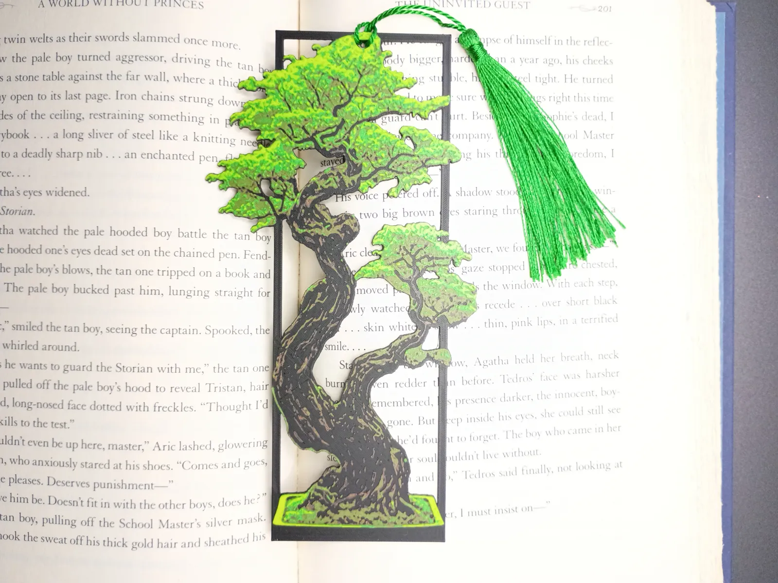 Bonsai Tree Bookmark Framed