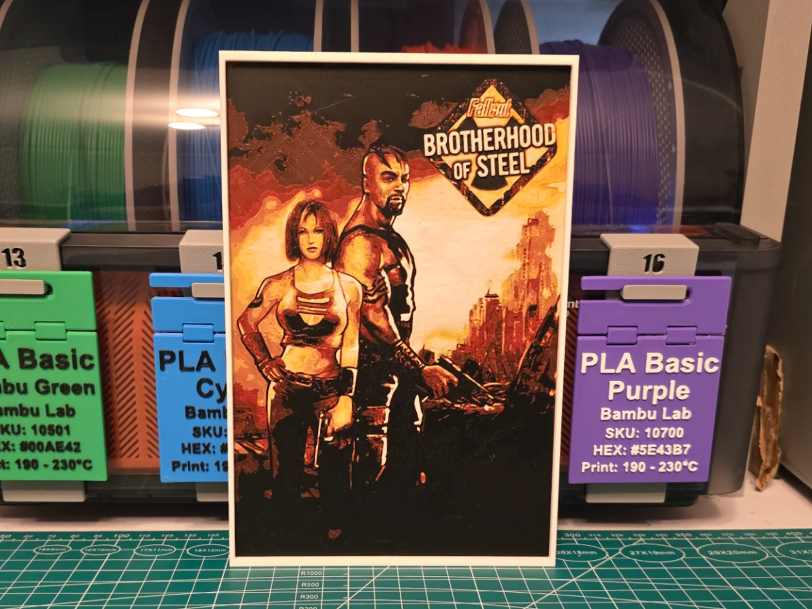 Fallout: Brotherhood of Steel - Hueforge Art