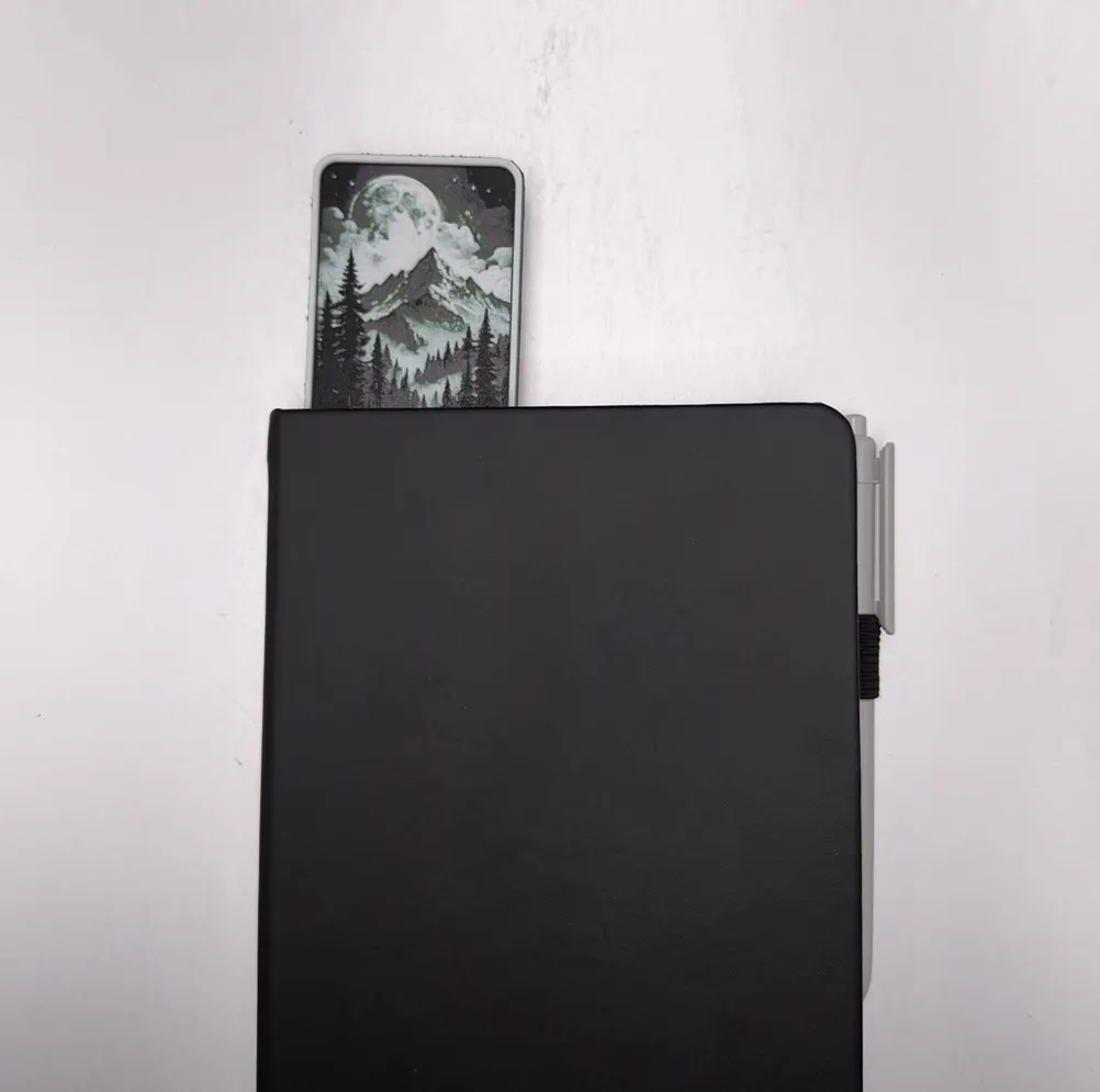 Mountain Fall Inkfall Bookmark - Hueforge