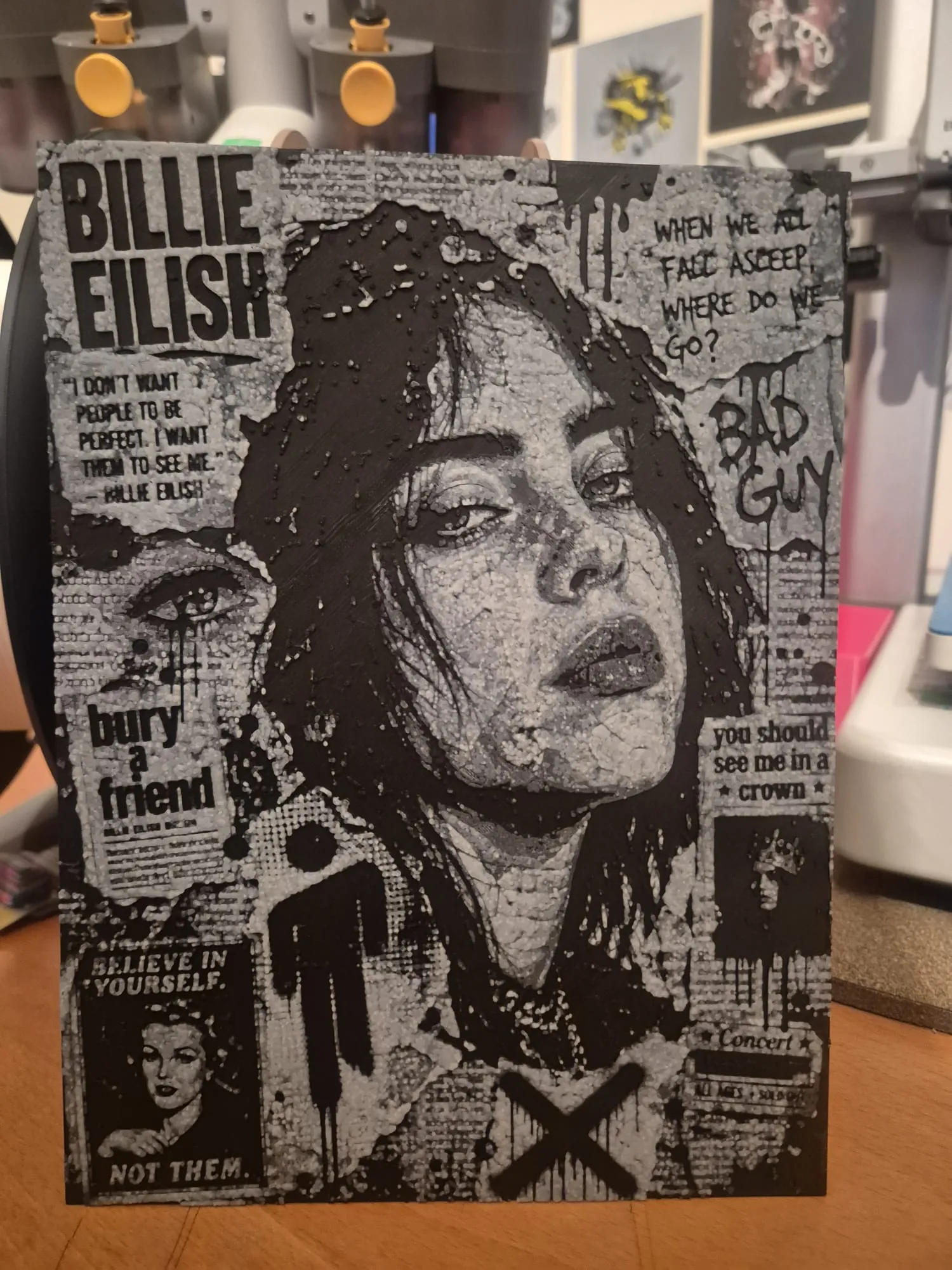 billie eilish newspaper