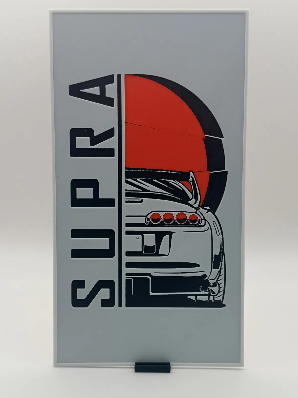 Supra Japan Backlit HueForge Print