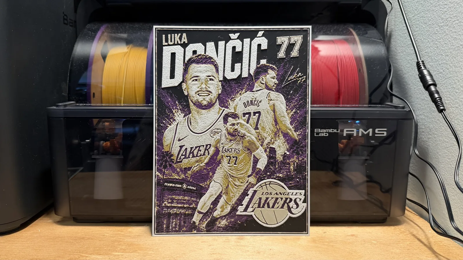 Luka Dončić Poster HueForge