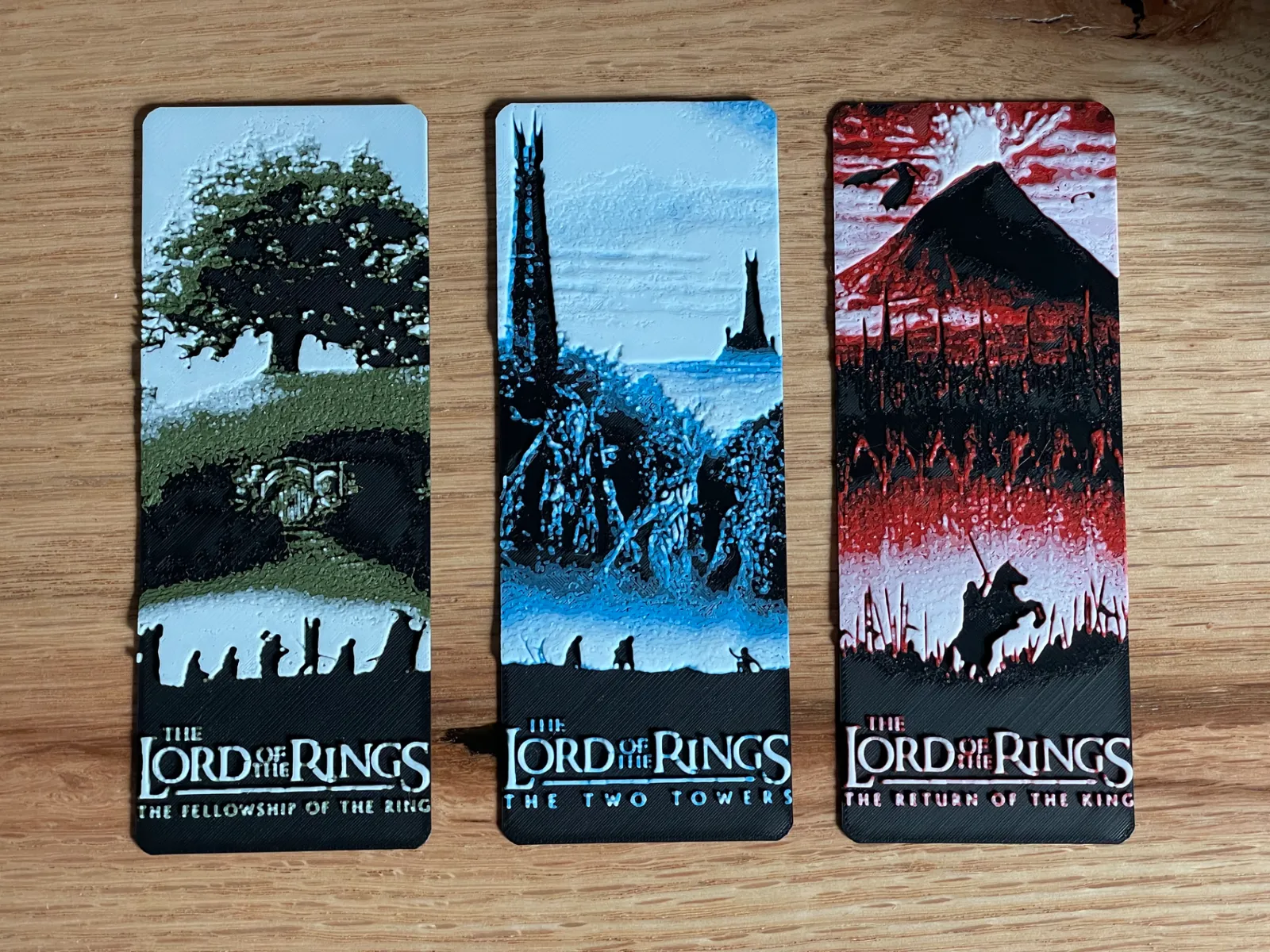 The Lord of the Rings Hueforge Bookmark Set