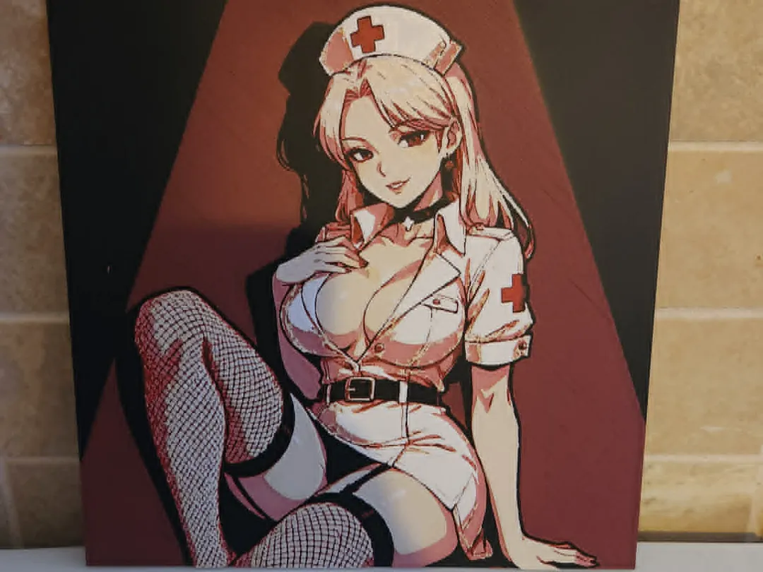 Sexy Retro Nurse Pinup Art