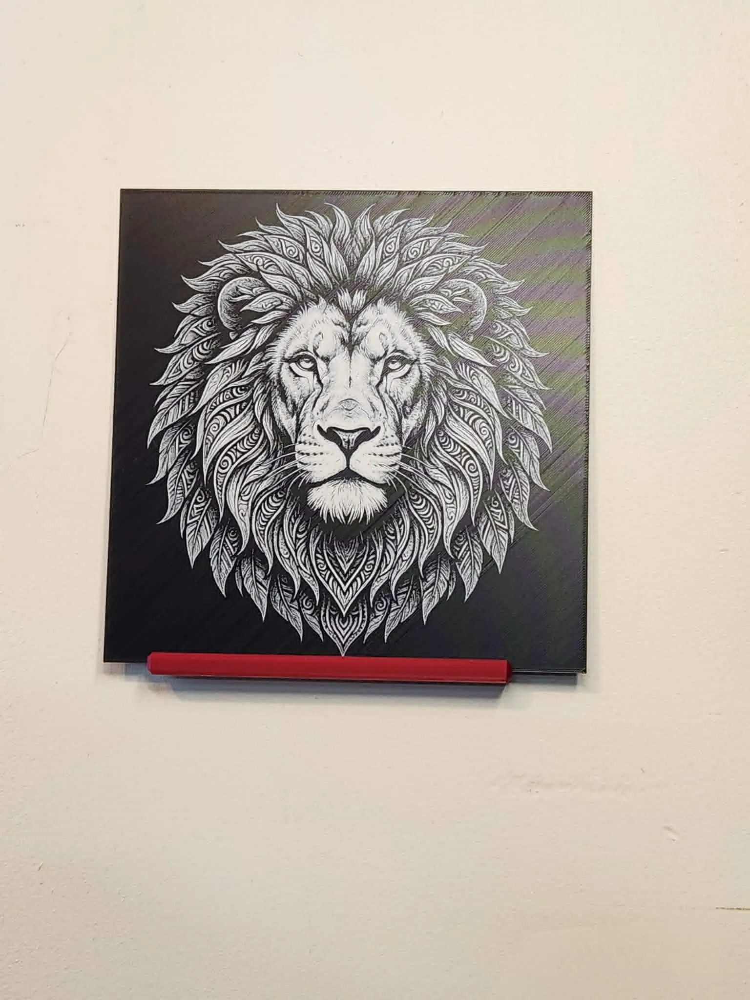 Hueforge - Detailed Ornate Lion Head