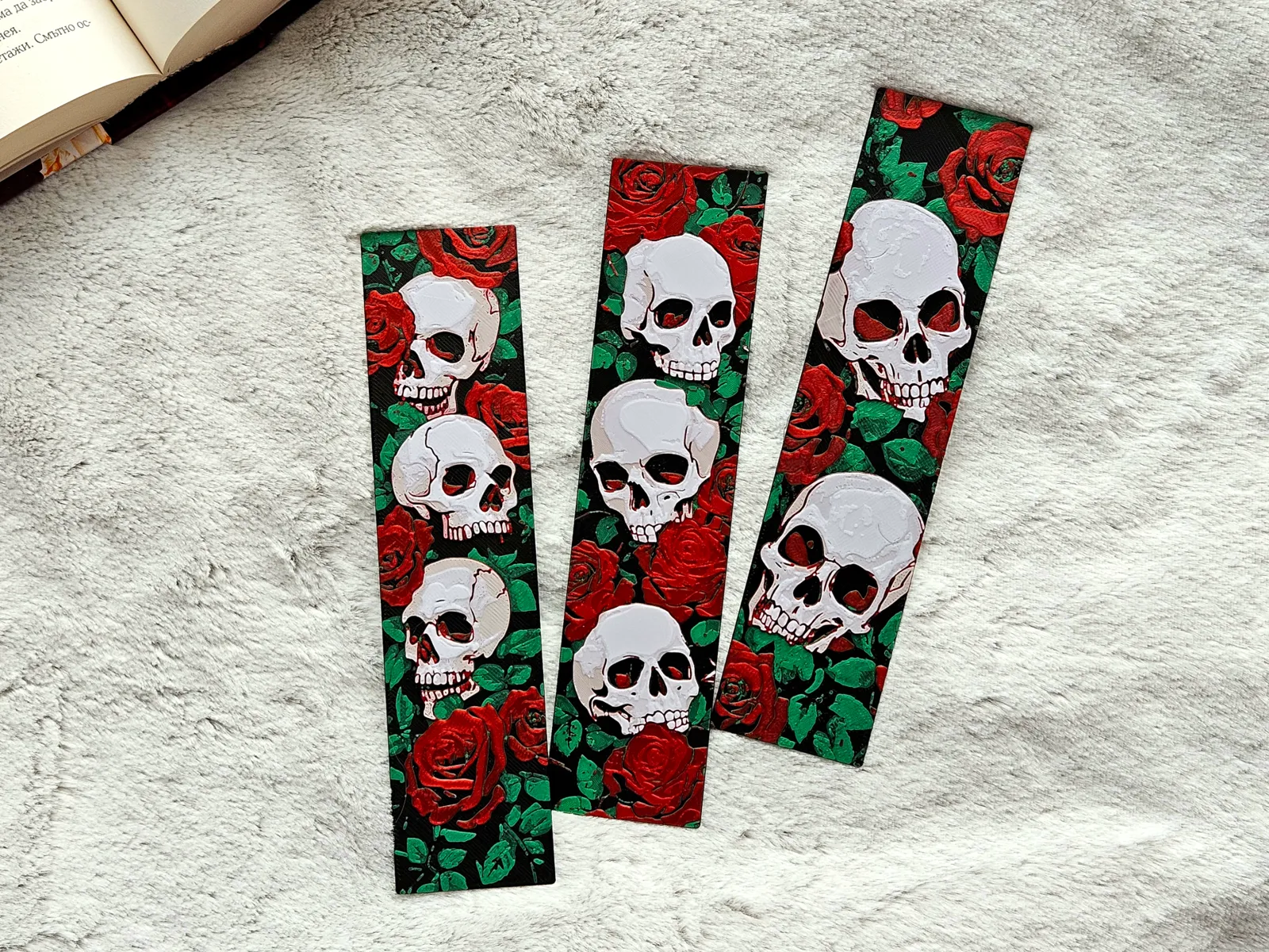 Skulls N' Roses - Bookmarks Set