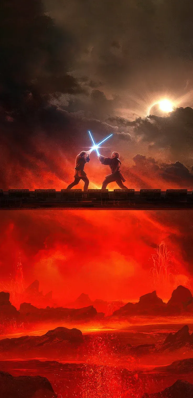 Anakin vs. Obi Wan - Hueforge/3-Piece Hugeforge