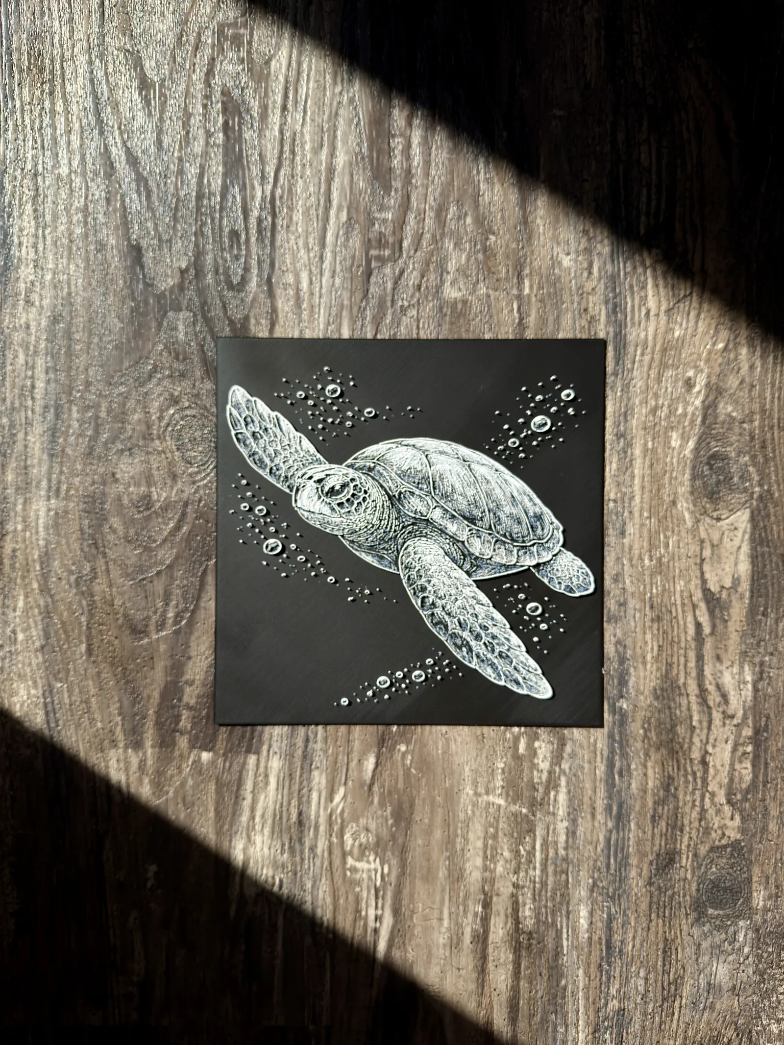 Sea Turtle HueForge Wildlife Series