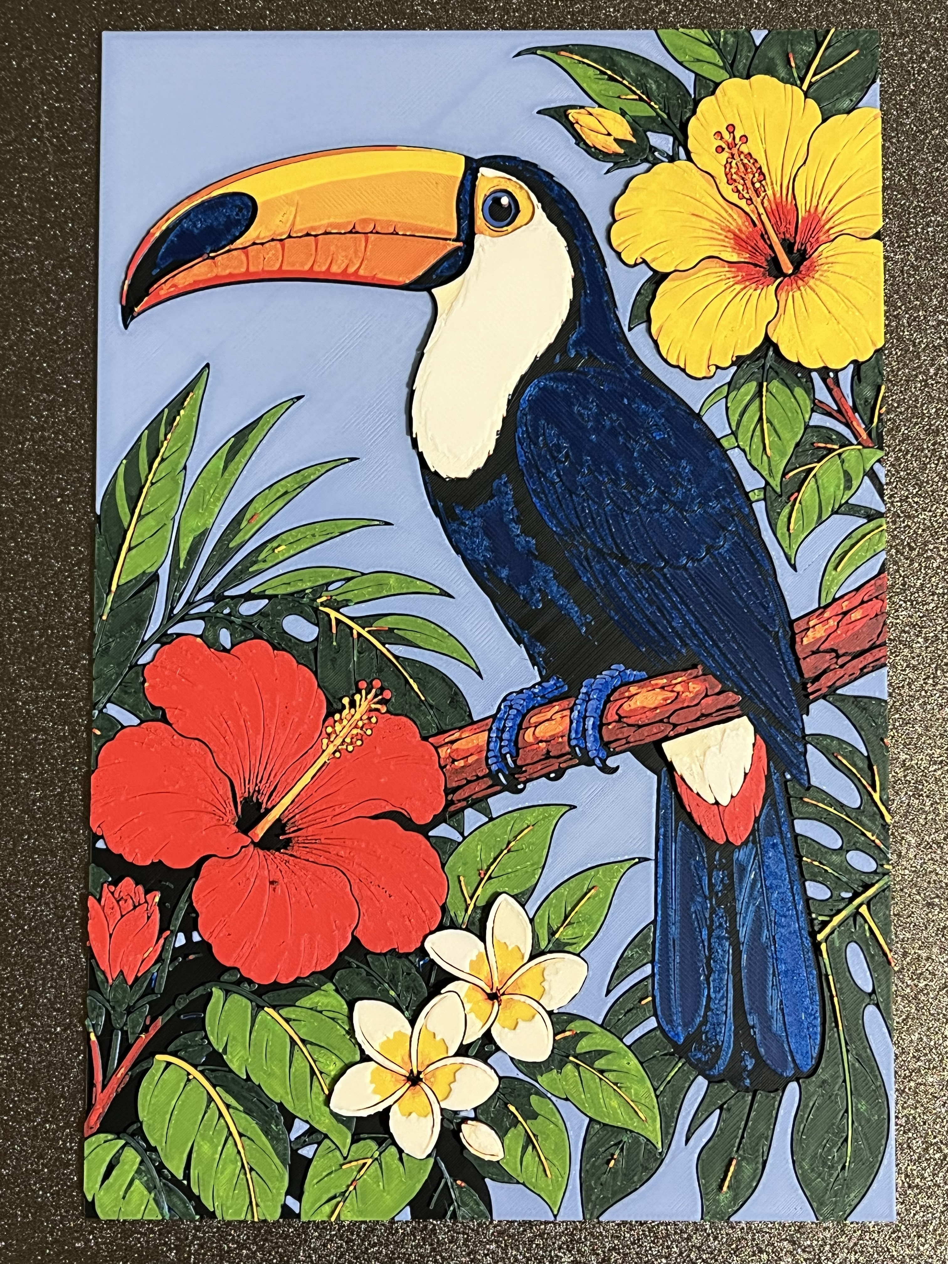 Toucan Bird Hueforge