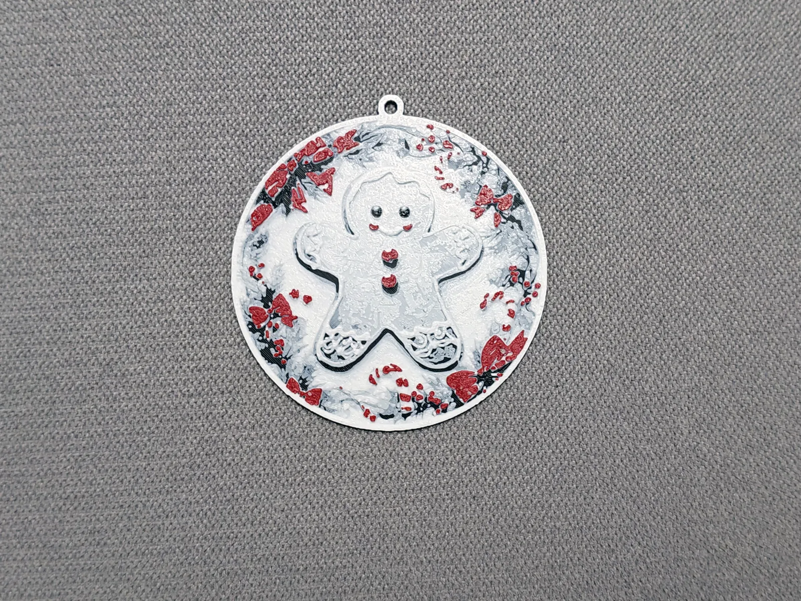 Christmas tree bauble ornament