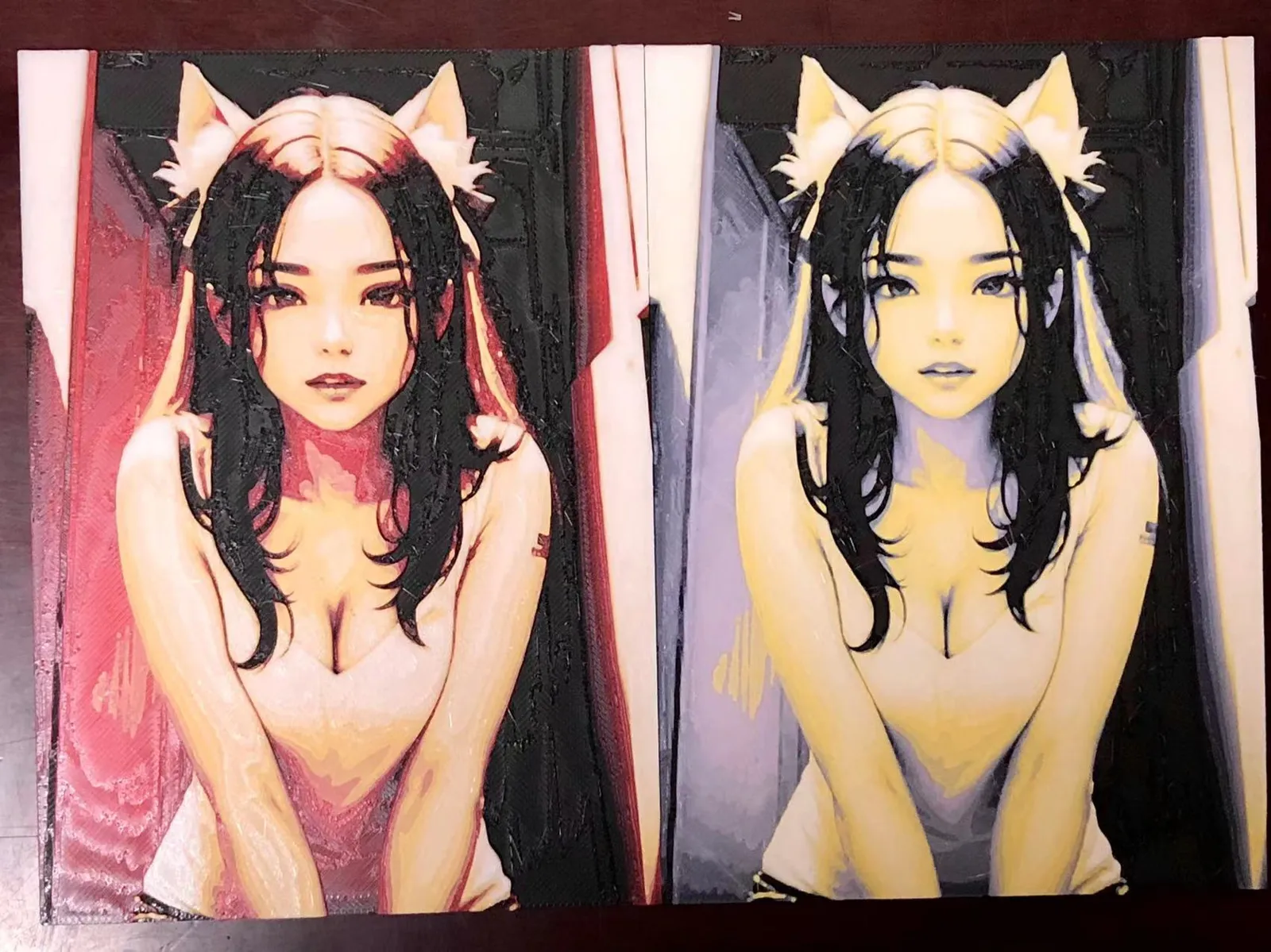 Catgirl HueForge