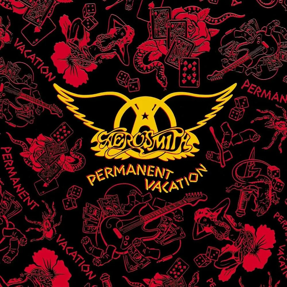 Aerosmith Permanent Vacation album cover hueforge
