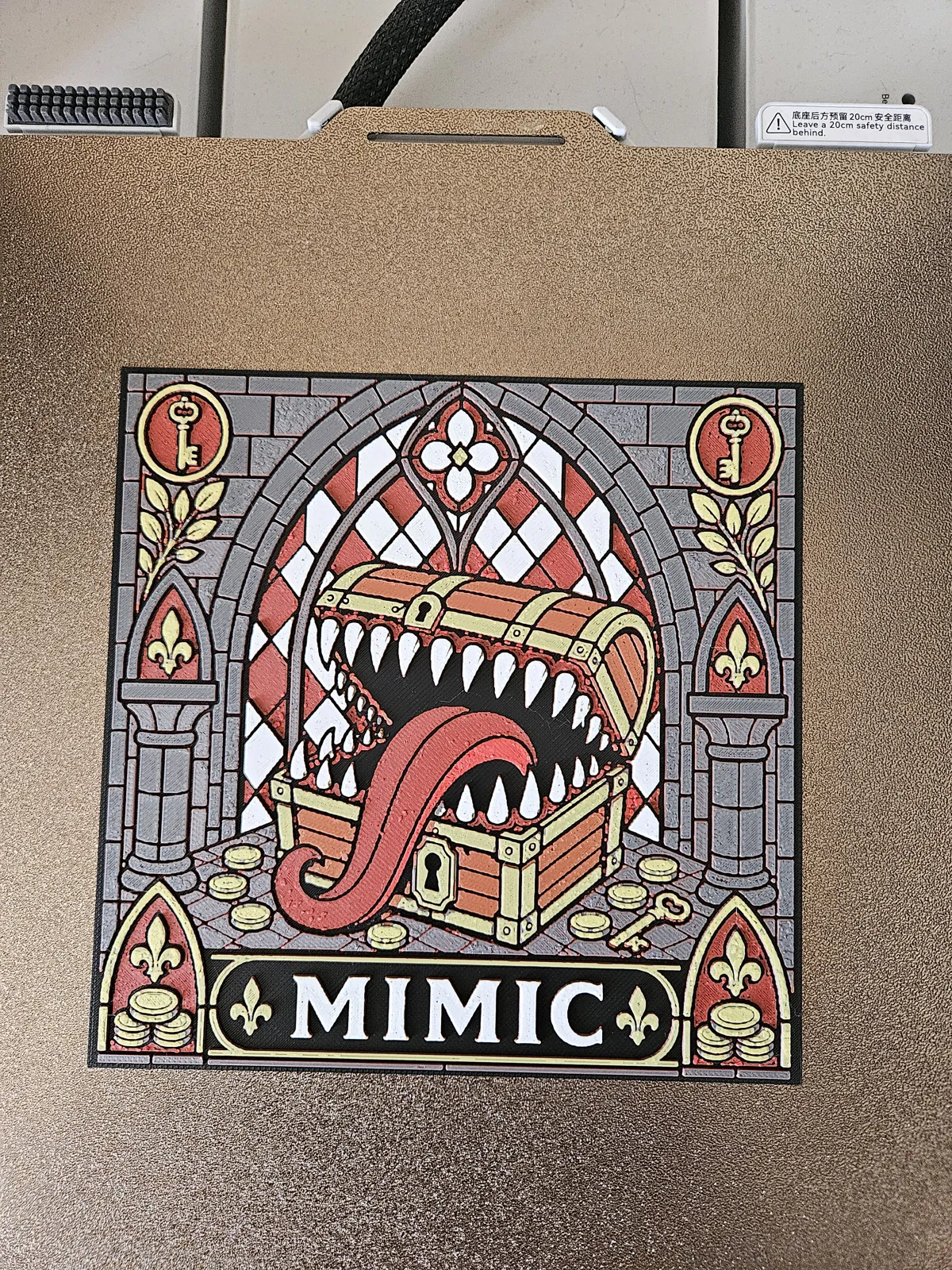 Mimic Stained Glass – D&D Inspired HueForge