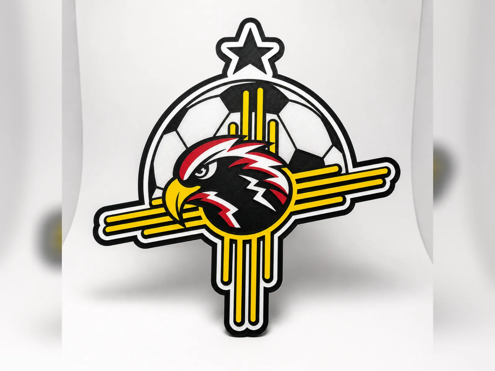 Centennial Hawks Soccer HueForge Print
