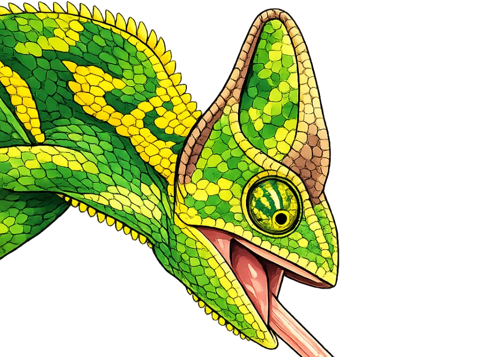 Veiled Chameleon Gizmo