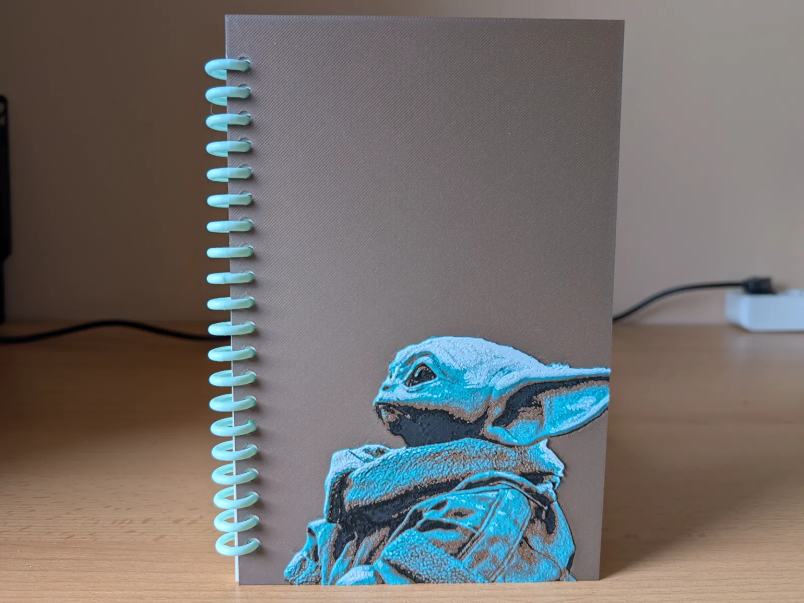 The Mandalorian Baby Yoda Cute Notebook Cover