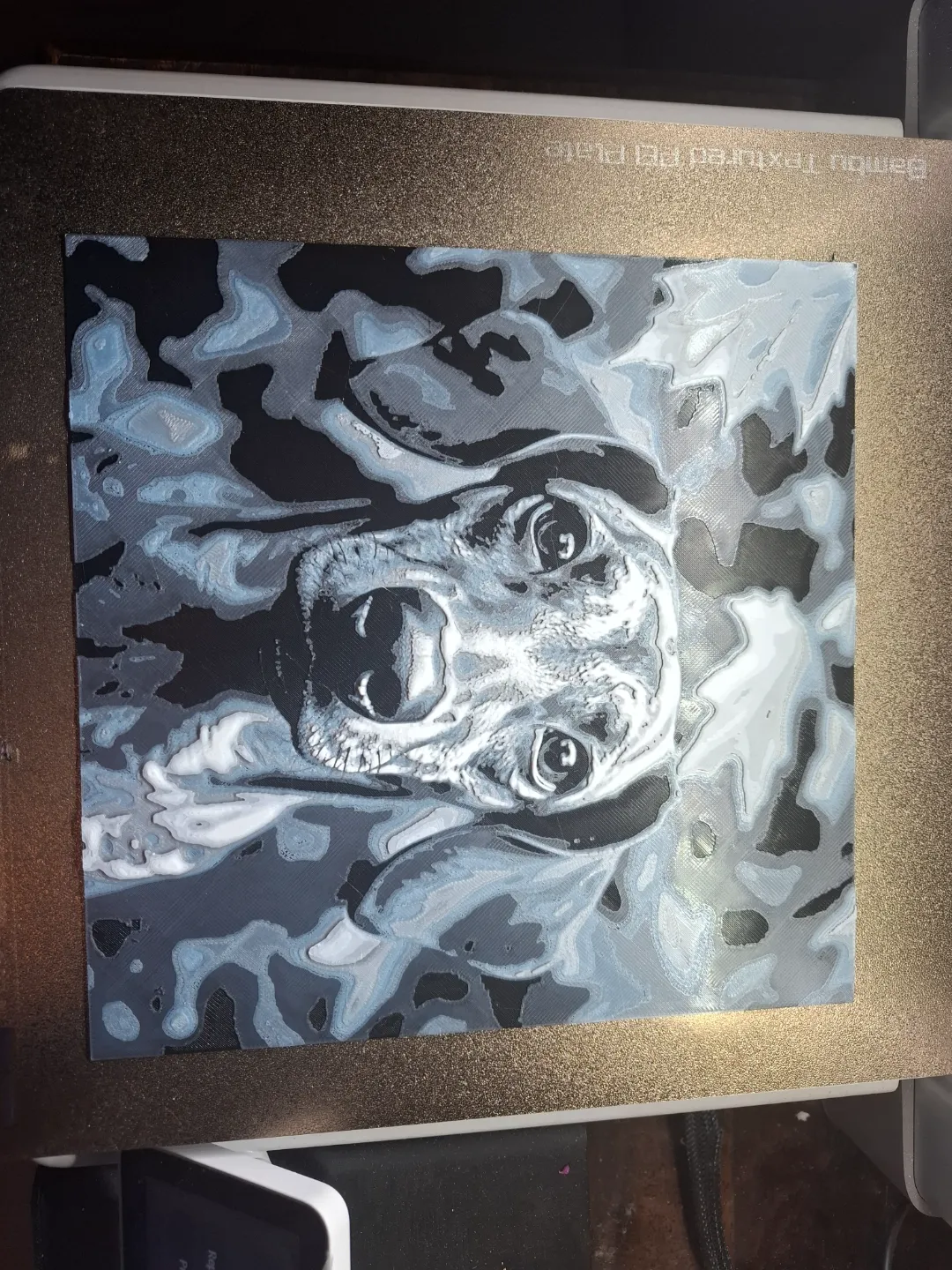 Dachshund Hueforge 200 x 200mm