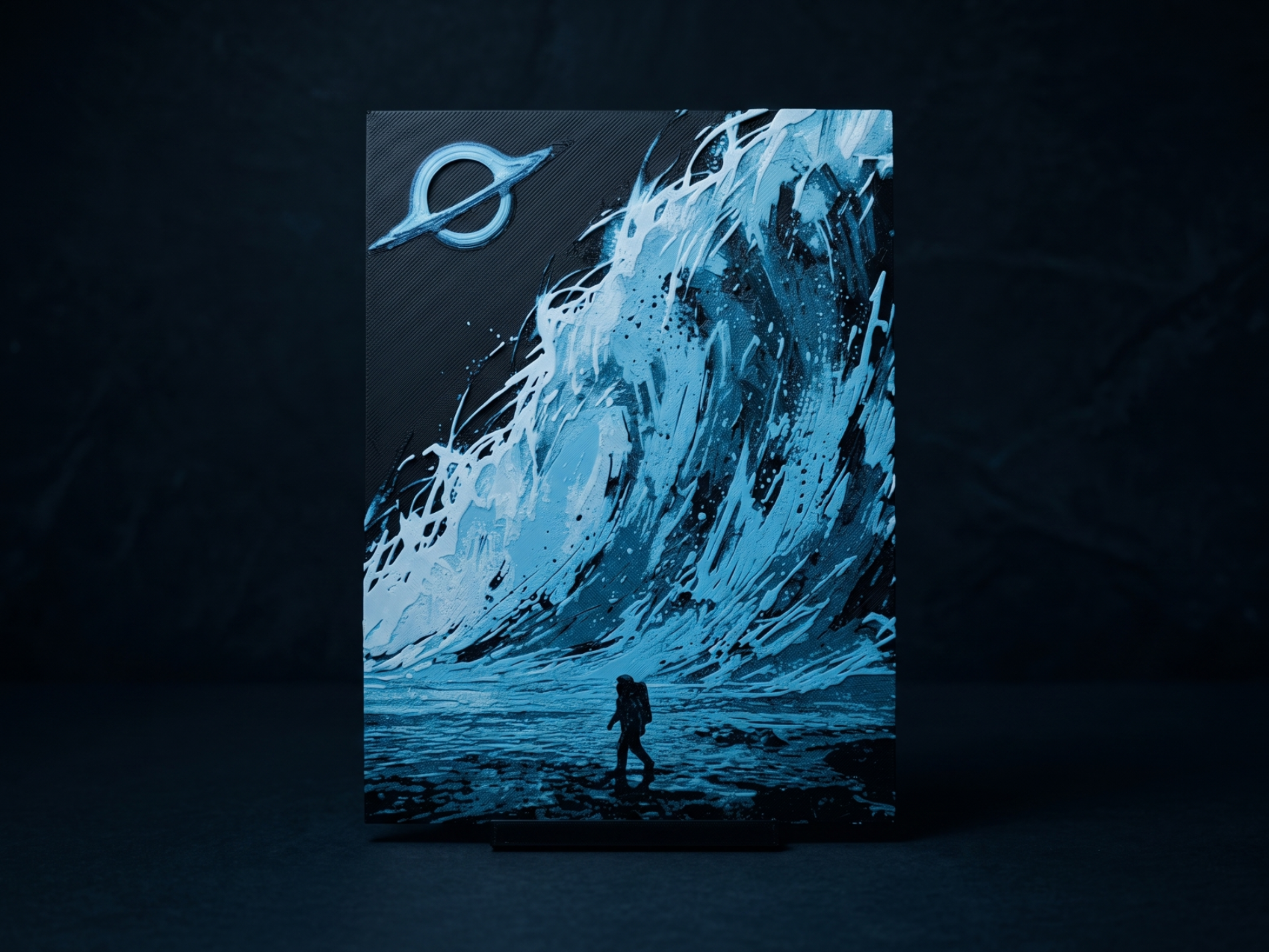 Interstellar Wave - Hueforge Wall Art
