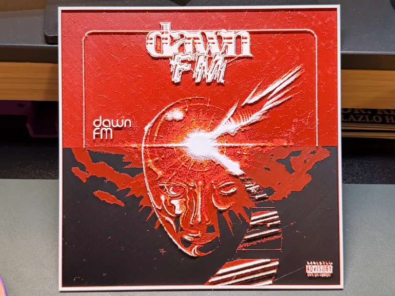 The Weeknd DawnFM Album Cover Hueforge