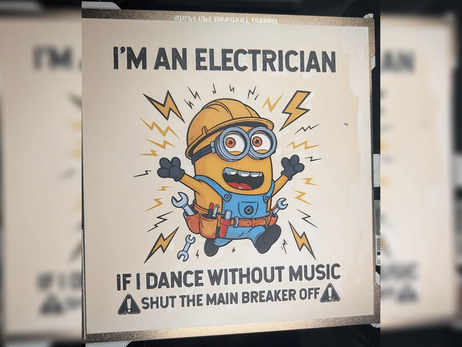 I´m an electrician Hueforge
