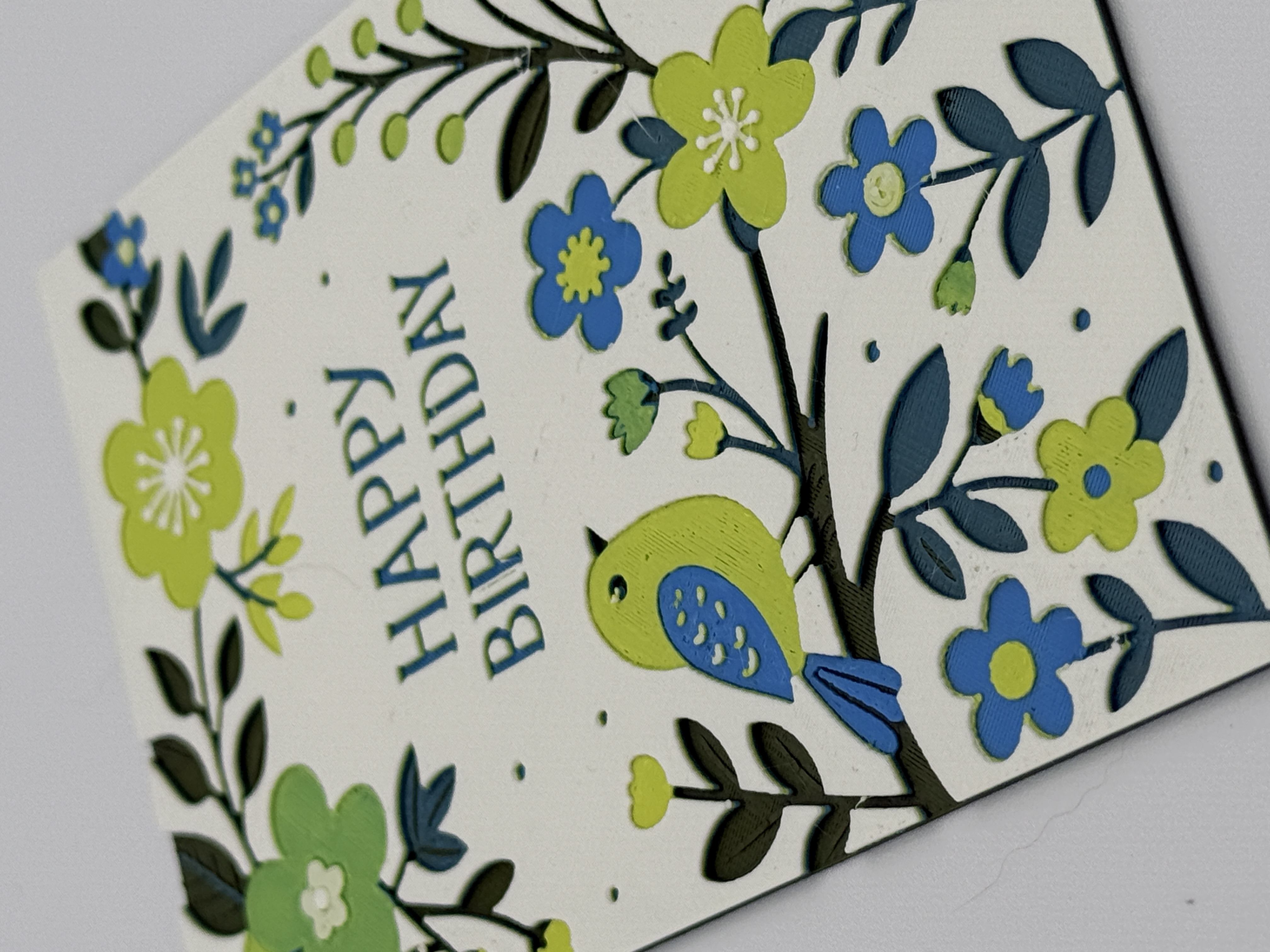 Birthday Greeting Card/Sign Hueforge