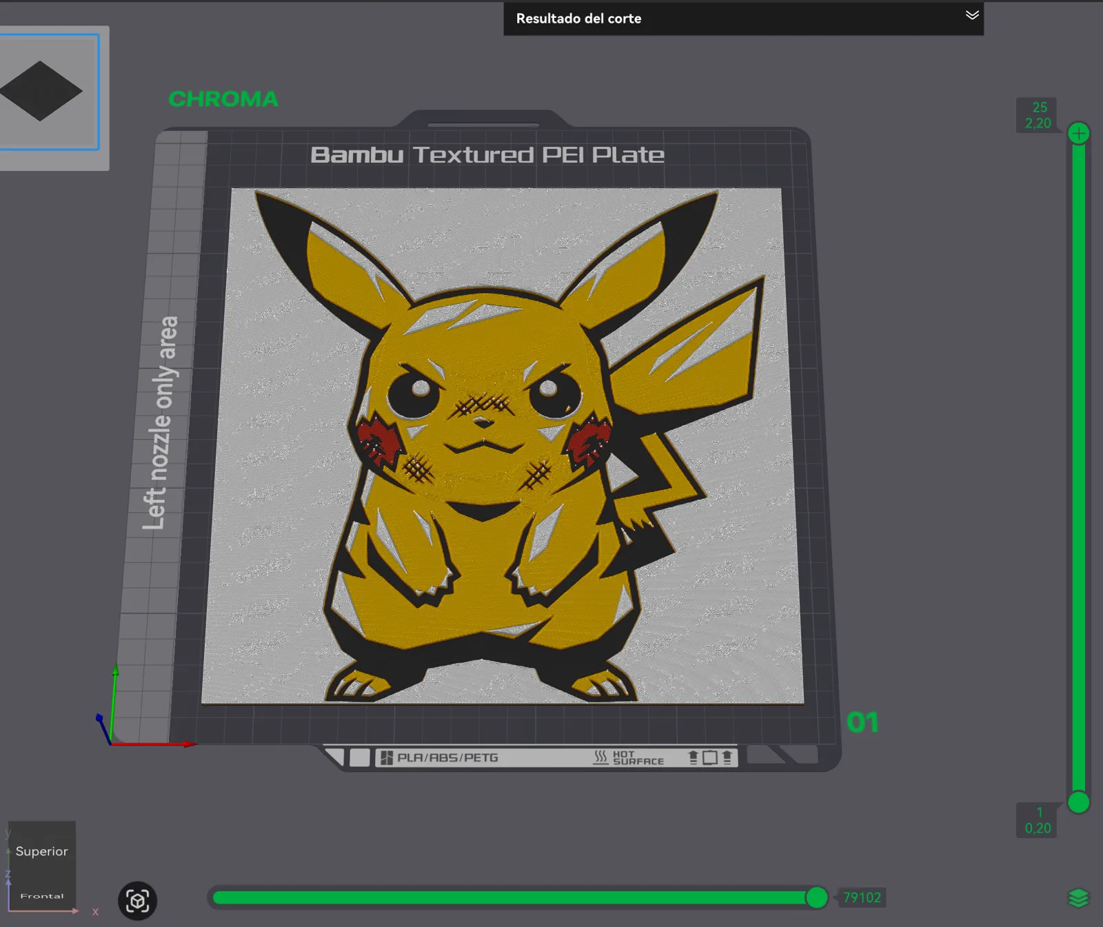 Arcane Style Pokemon Pikachu Fan Art – HueForge 3D