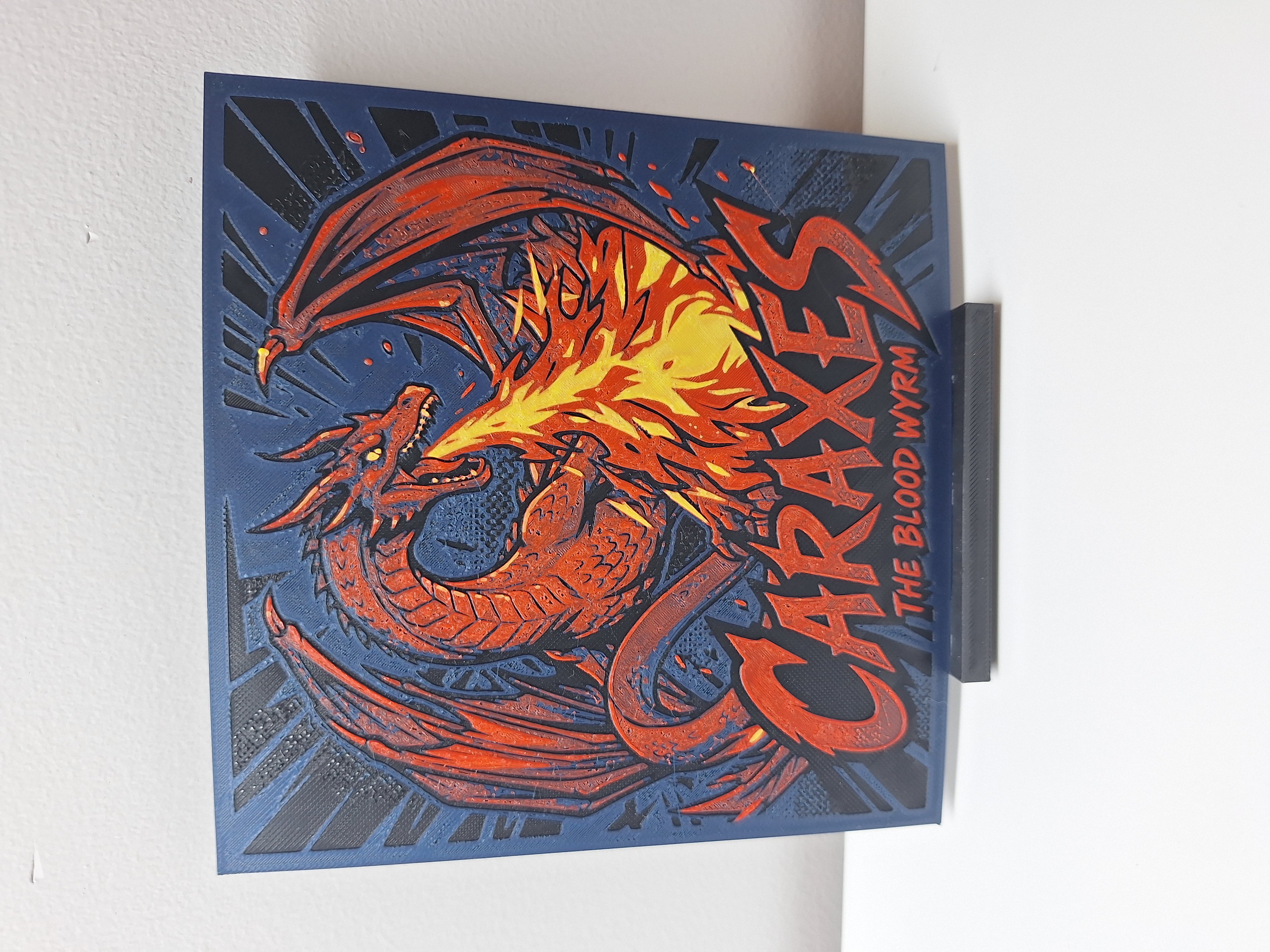 Caraxes the Blood Wyrm - Hueforge Wall Art