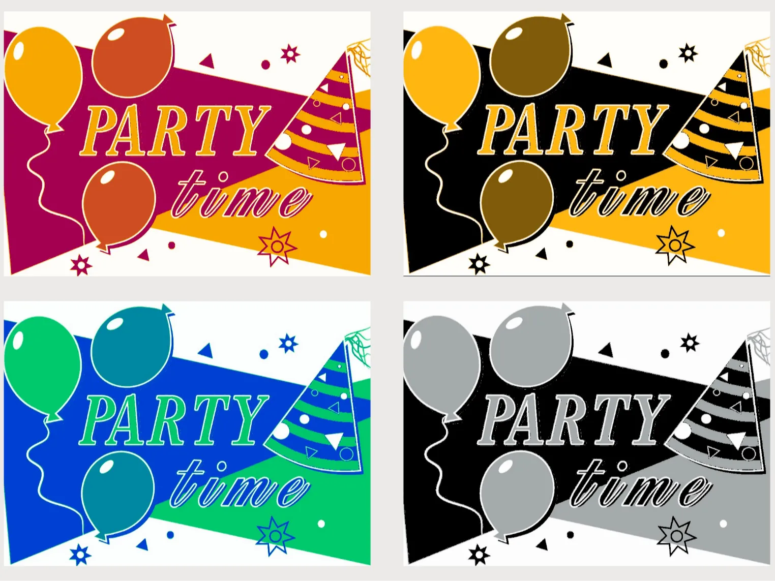Party Time Sign Hueforge