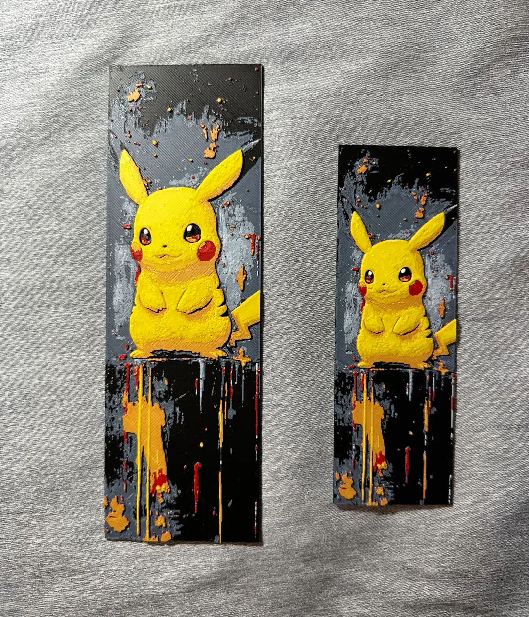 Pikachu Hueforge Bookmark - 2 sizes